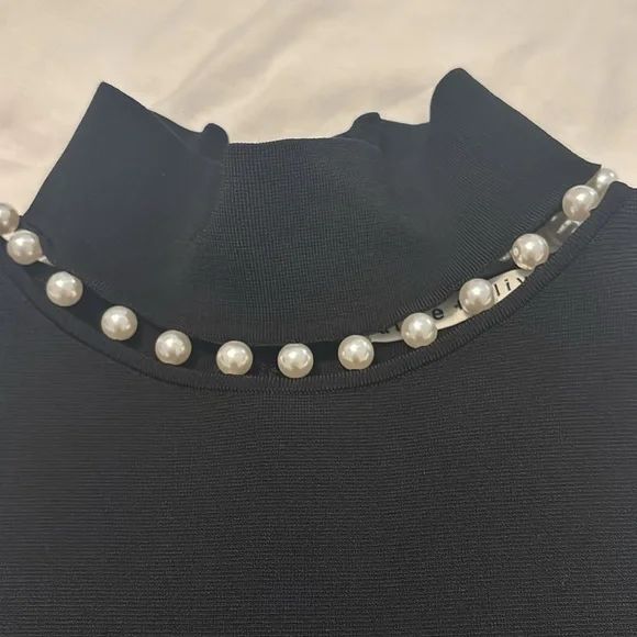 Alice + Olivia Annalee Faux Pearl Embellished Sleeveless Top
SZ XL bodycon fit - Picture 11 of 13